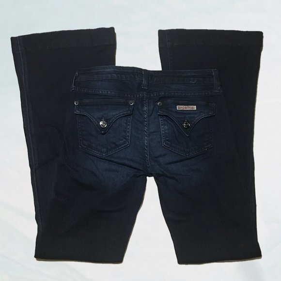 Hudson Jeans Denim - Hudson Dark Wash Low Rise Flare Jeans